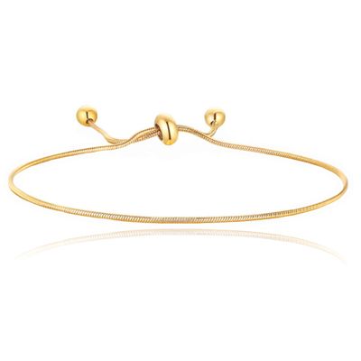 Fijne Goudkleurige Verstelbare Armband voor dames van Edelstaal