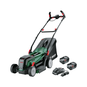 Bosch Groen Accumaaier UniversalRotak | 2x18V-37-550 | 2 x 18 V Li-Ion 4,0 Ah accu&apos;s + AL 1830 CV lader - 06008B9E00