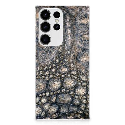 Samsung Galaxy S23 Ultra | TPU Hoesje | Krokodillenprint