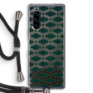 Moroccan tiles: Sony Xperia 5 Transparant Hoesje met koord