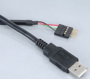 Akasa USB 2.0 Internal to External adapter 40 cm.