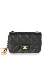 CHANEL Pre-Owned mini sac porté épaule Classic Flap - Noir