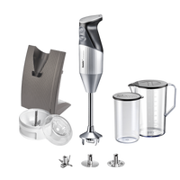 Bamix Staafmixer Set SwissLine - 200 W - Zilver - thumbnail