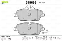 Valeo Remblokset 598699