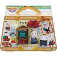 SYLVANIAN FAMILIES 5462 De modieuze koffer en grote zus Tweekleurige kat