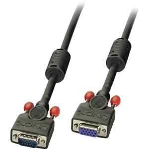 LINDY VGA Verlengkabel VGA-stekker 15-polig, VGA-bus 15-polig 2.00 m Zwart 36393 VGA-kabel