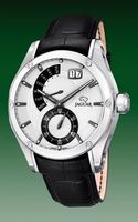 Horlogeband Jaguar J678-A Leder Zwart 22mm - thumbnail
