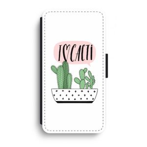 I love cacti: iPhone XR Flip Hoesje