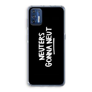 Neuters (zwart): Motorola Moto G9 Plus Transparant Hoesje