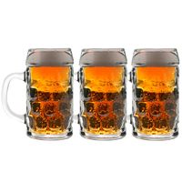 Duitse bierpullen 0,5 liter 3 stuks - thumbnail