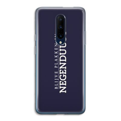 Blijve plakken in Negenduust: OnePlus 7 Pro Transparant Hoesje