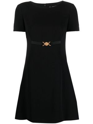 Versace robe courte Medusa '95 à manches courtes - Noir