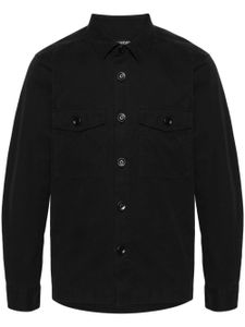 TOM FORD chemise en coton à col pointu - Noir