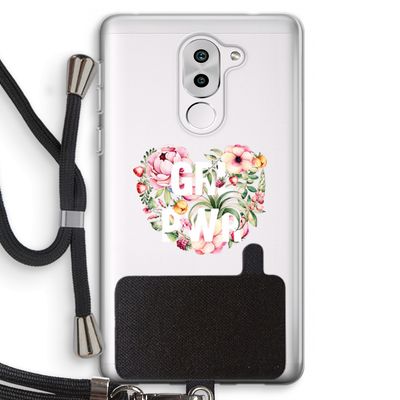 GRL PWR Flower: Honor 6X Transparant Hoesje met koord