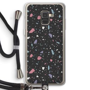 Terrazzo N°16: Samsung Galaxy A8 (2018) Transparant Hoesje met koord