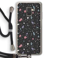 Terrazzo N°16: Samsung Galaxy A8 (2018) Transparant Hoesje met koord