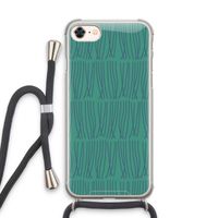 Swirls: iPhone 7 Transparant Hoesje met koord
