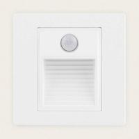 Trapverlichting met sensor wit vierkant