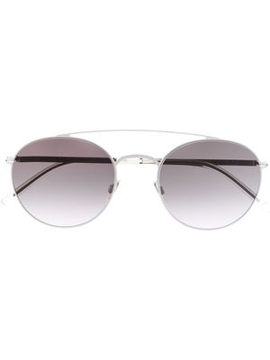 Mykita lunettes de soleil à monture ronde - Argent