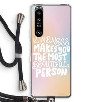 The prettiest: Sony Xperia 1 III Transparant Hoesje met koord