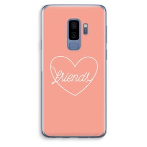 Friends heart: Samsung Galaxy S9 Plus Transparant Hoesje