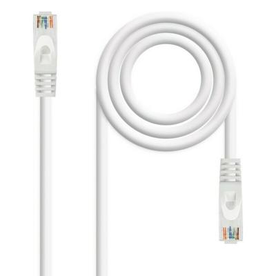 Stevige UTP-netwerkkabel Cat6 NANOCABLE 10.20.1803-W LSZH (3 m) Wit