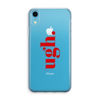 Ugh: iPhone XR Transparant Hoesje