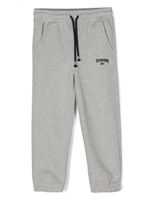 Vilebrequin Kids pantalon de jogging à logo brodé - Gris