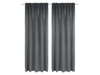 LIVARNO home Verduisterende gordijnen 135 x 254 cm (Grijs) LIVARNO home Verduisterende gordijnen 135 x 254 cm (Grijs)