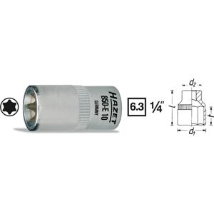 Hazet HAZET 850-E7 Buiten-Torx Dopsleutelinzetstuk T 7 1/4 (6.3 mm)