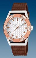 Festina horlogeband F16563-2 Rubber Bruin