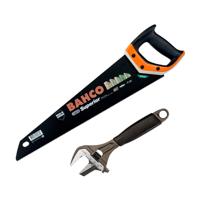 Bahco Handzaag 22T & Moersleutel 8" - 2600-9031