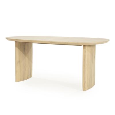 Eleonora Eettafel 'Dex' Eiken, 180 x 90cm, kleur Naturel