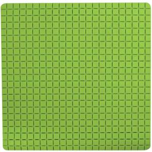 MSV Douche|bad anti-slip mat badkamer - rubber - limegroen - 54 x 54 c