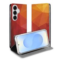 Book Case Samsung Galaxy S26 Polygon Red