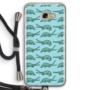 Kroko: Samsung Galaxy A5 (2017) Transparant Hoesje met koord