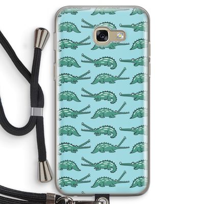 Kroko: Samsung Galaxy A5 (2017) Transparant Hoesje met koord