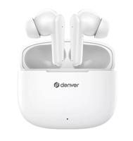 Denver Bluetooth draadloze earbuds compact + oplaadcase wit - 7120860