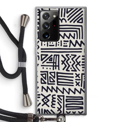 Marrakech print: Samsung Galaxy Note 20 Ultra / Note 20 Ultra 5G Transparant Hoesje met koord