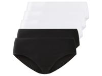 esmara Dames Hipster 5-pack (Zwart/wit, XL (48/50))
