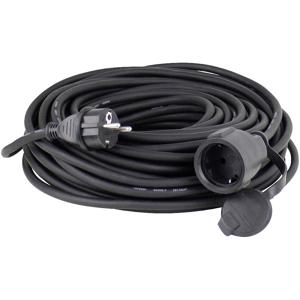 AS Schwabe 60371 Stroom Verlengkabel Zwart 10.00 m H07RN-F 3G 1,5 mm²