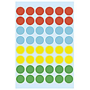 HERMA Multi-purpose labels ø 12 mm colours assorted 240 pcs. etiket