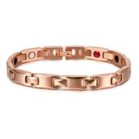 Energie armband Magnetisch Edelstaal Mendes Rose