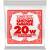 Ernie Ball 1120 .020 Nickel Wound losse snaar voor elektrische gitaar - thumbnail