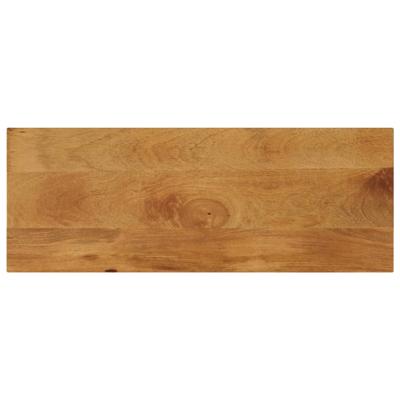 Tafelblad rechthoekig 80x30x3,8 cm massief mangohout