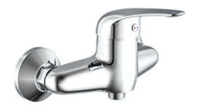 MAGNA ééngreepsmengkraan douche, chroom keramische schijven geluidsarme, verwisselbare 40 mm-cartouche ½" (Ø ca. 1,9 cm) verbinding voor doucheslang metalen greep garantie: 5 jaar