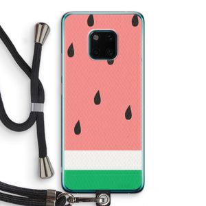 Watermeloen: Huawei Mate 20 Pro Transparant Hoesje met koord