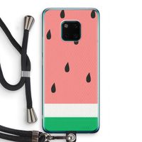 Watermeloen: Huawei Mate 20 Pro Transparant Hoesje met koord Watermeloen: Huawei Mate 20 Pro Transparant Hoesje met koord