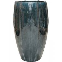 Ter Steege Moda pot high 43x43x74 cm Ocean Blue bloempot - thumbnail