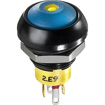 APEM IPR3SAD2L0G IP Series Druktoets 28 V/DC 5 A 1x aan/(uit) Moment Groen (Ø x h) 12 mm x 20 mm IP69K 1 stuk(s)